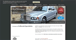 Desktop Screenshot of colbrookspecialists.co.uk